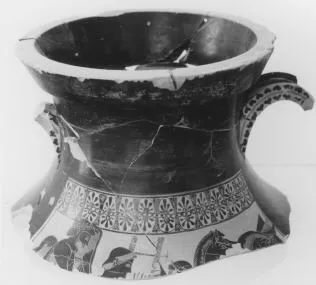 AMPHORA, BELLY, TYPE A, FRAGMENT (ATHENIAN, BLACK-FIGURE)