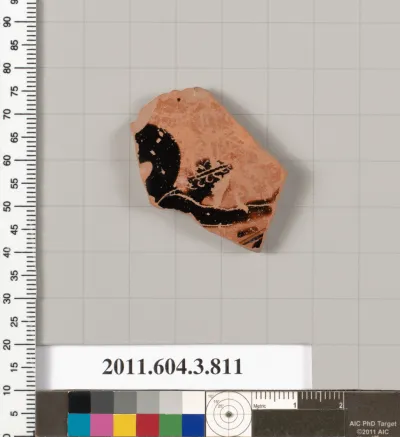 Terracotta fragment of a lekythos (oil flask)