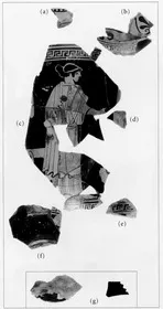 LEKYTHOS, FRAGMENTS (ATHENIAN, RED-FIGURE)