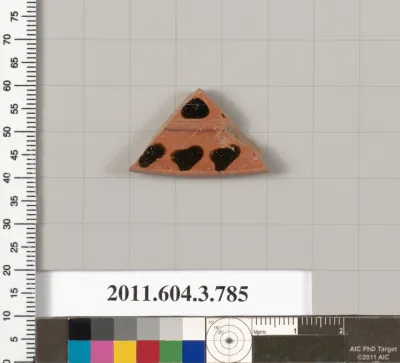 Terracotta fragment of a lid