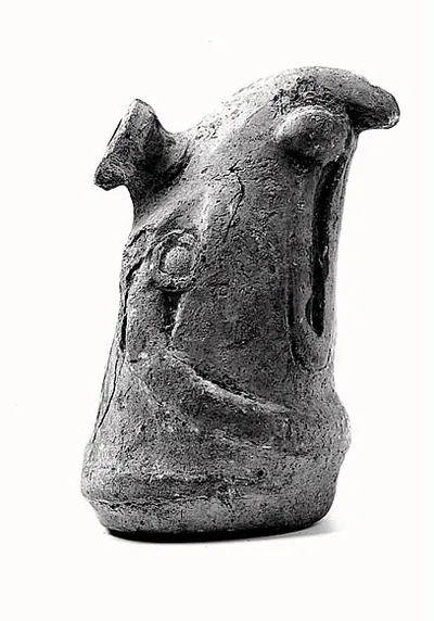 aryballe ; vase plastique