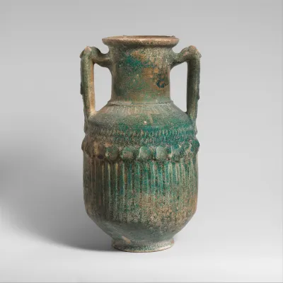Terracotta amphora (two-handled jar)