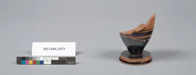 Terracotta fragment of a lekythos (oil flask)