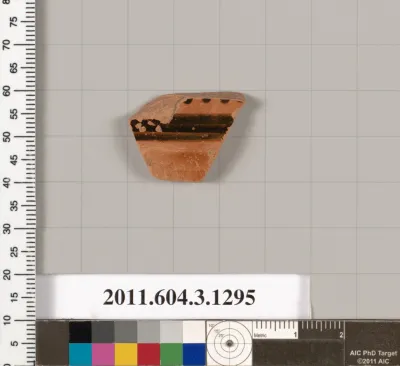 Terracotta fragment of a skyphos (deep drinking cup)