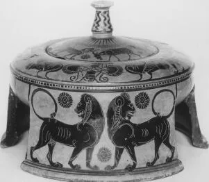 PYXIS (ATHENIAN, BLACK-FIGURE)