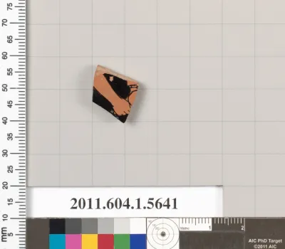 Terracotta fragment of a kylix (drinking cup)