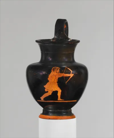 Terracotta oinochoe (jug)