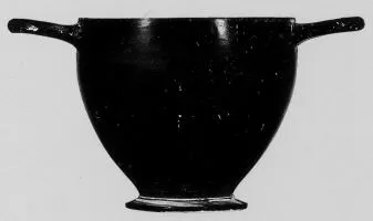 SKYPHOS (ATHENIAN, BLACK GLAZE)