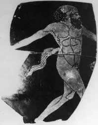 KANTHAROS, FRAGMENT (ATHENIAN, RED-FIGURE)