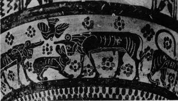 SKYPHOS (CORINTHIAN, BLACK-FIGURE)