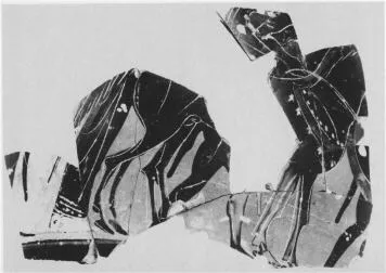 HYDRIA, FRAGMENT (ATHENIAN, BLACK-FIGURE)