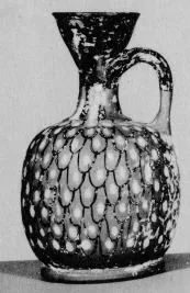 LEKYTHOS, SQUAT (ATHENIAN, BLACK PATTERN)