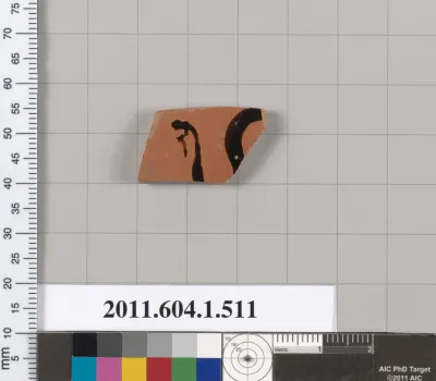 Terracotta fragment of a kylix (drinking cup)