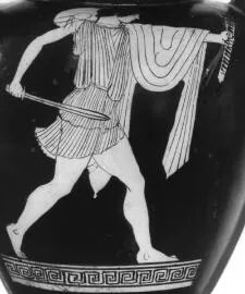 AMPHORA, NECK (ATHENIAN, RED-FIGURE)