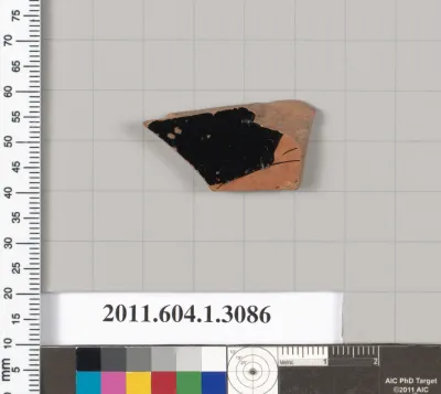 Terracotta fragment of a kylix (drinking cup)