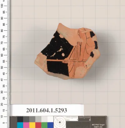 Terracotta fragment of a kylix (drinking cup)