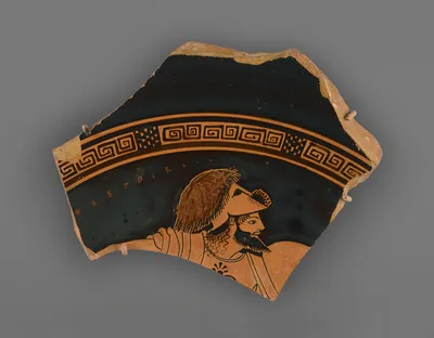Attic Red-Figure Cup Fragment