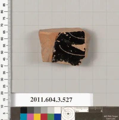 Terracotta fragment of a column-krater (bowl for mixing wine and water)