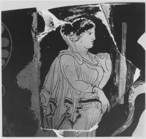 SKYPHOS, FRAGMENT (SOUTH ITALIAN, LUCANIAN, RED-FIGURE)