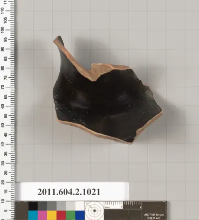 Terracotta fragment of an oinochoe (jug)