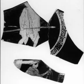 CUP, FRAGMENT (ATHENIAN, RED-FIGURE)