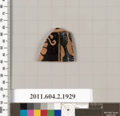 Terracotta fragment of a skyphos (deep drinking cup)