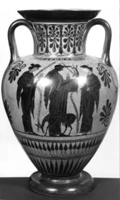 AMPHORA, NECK (ATHENIAN, BLACK-FIGURE)
