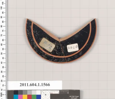 Terracotta fragment of a kylix (drinking cup)