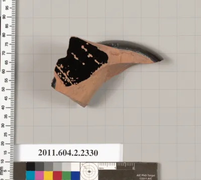 Terracotta fragment of a skyphos (deep drinking cup)?