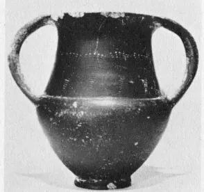 AMPHORA, BELLY (SOUTH ITALIAN, BUCCHERO)
