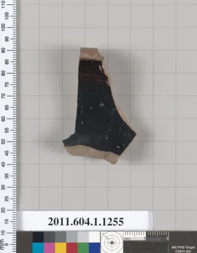 Terracotta fragment of a kylix (drinking cup)