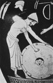 AMPHORA, NECK (ATHENIAN, RED-FIGURE)