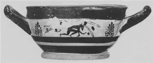 CUP SKYPHOS (ATHENIAN, BLACK-FIGURE)