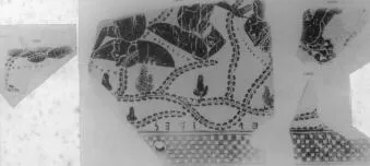 PLAQUE, FRAGMENTS (ATHENIAN, BLACK-FIGURE)