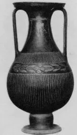 PELIKE (SOUTH ITALIAN, GNATHIAN, BLACK GLAZE)