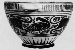 SKYPHOS (CORINTHIAN, BLACK-FIGURE)