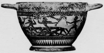 SKYPHOS (CORINTHIAN, BLACK-FIGURE)