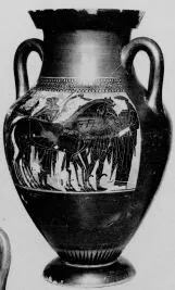AMPHORA, BELLY, TYPE B (ATHENIAN, BLACK-FIGURE)