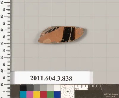 Terracotta fragment of a lekythos (oil flask)