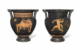 KRATER, COLUMN (ATHENIAN, RED-FIGURE)