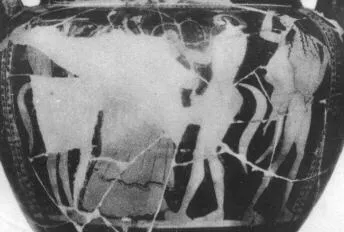 KRATER, COLUMN (ATHENIAN, RED-FIGURE)