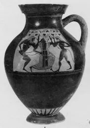 AMPHORA, BELLY, TYPE B (ATHENIAN, BLACK-FIGURE)