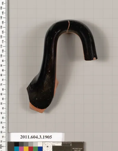 Terracotta fragment of a kylix (drinking cup)