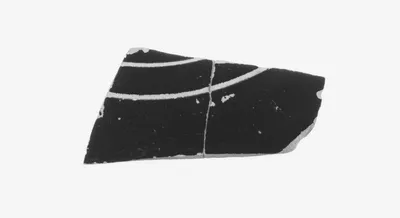 Attic Black-Figure Eye Cup Fragment (comprised of 2 Joined Fragments)