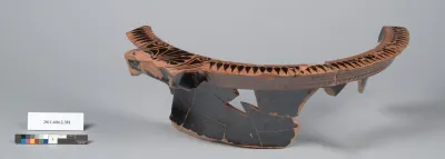 Terracotta fragment of a column-krater (bowl for mixing wine and water)