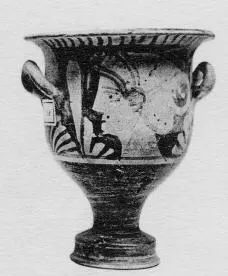 KRATER, BELL (SOUTH ITALIAN, CAMPANIAN, RED-FIGURE)