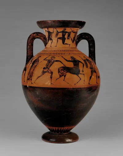 Attic Black-Figure Neck Amphora