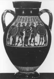 AMPHORA, BELLY, TYPE B (ATHENIAN, BLACK-FIGURE)