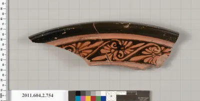 Terracotta fragment of a calyx-krater (bowl for mixing wine and water)