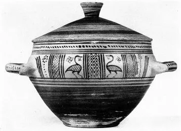 BOWL (ATHENIAN GEOMETRIC, OUTLINE)
